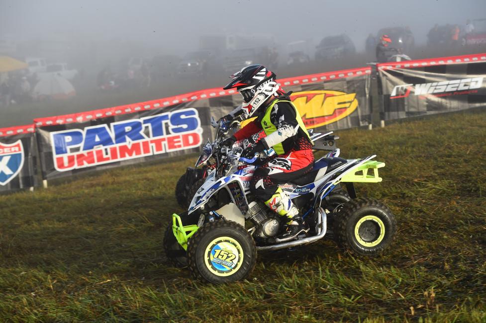 Crawfordsville native Austin Bratcher has the opportunity to clinch the 125 Sr. 12-15 title in the 8 a.m. youth race.