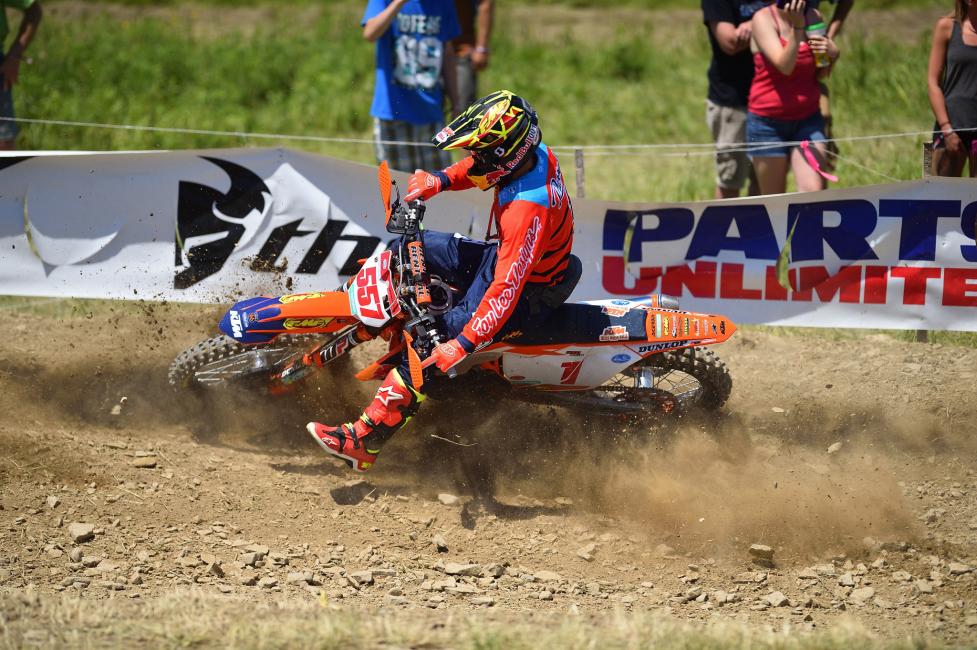 Russell wore his career number #557 on his front number plate at Tomahawk in honor of the late Dale 