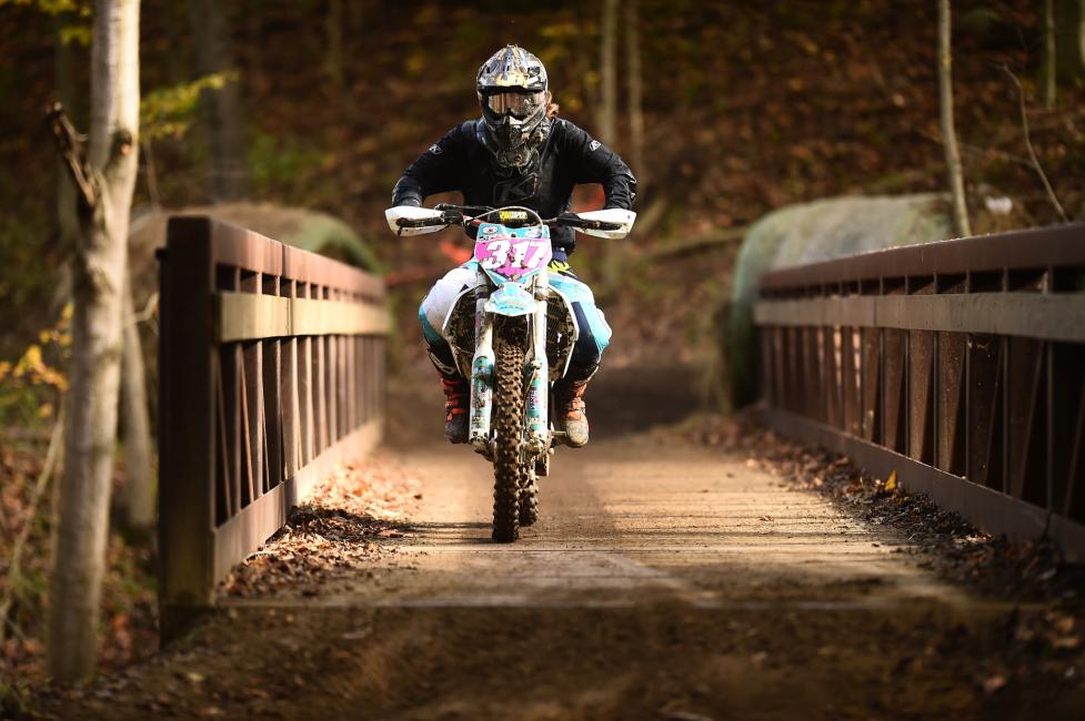 Rachel Gutish came back from an ACL injury to finish third at her home state race!