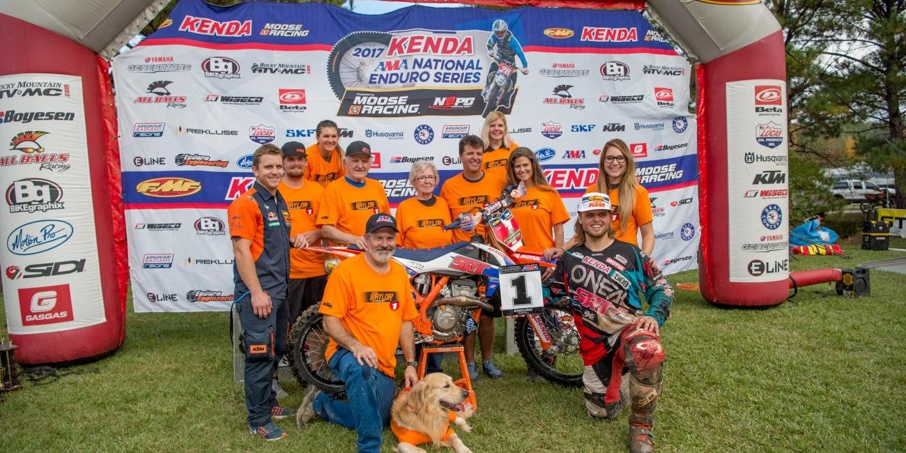 Steward Baylor Clinches 2017 Kenda National Enduro Championship