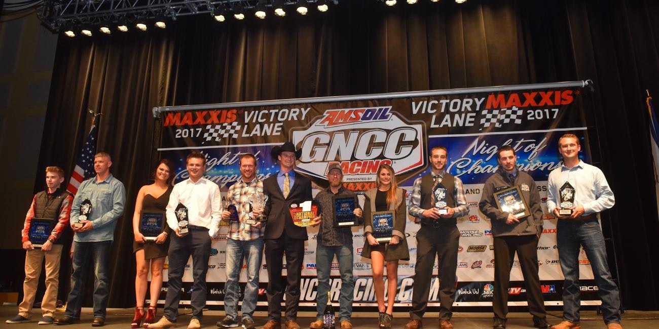 GNCC Recognizes Top Racers and Sponsors at 2017 Awards Banquet