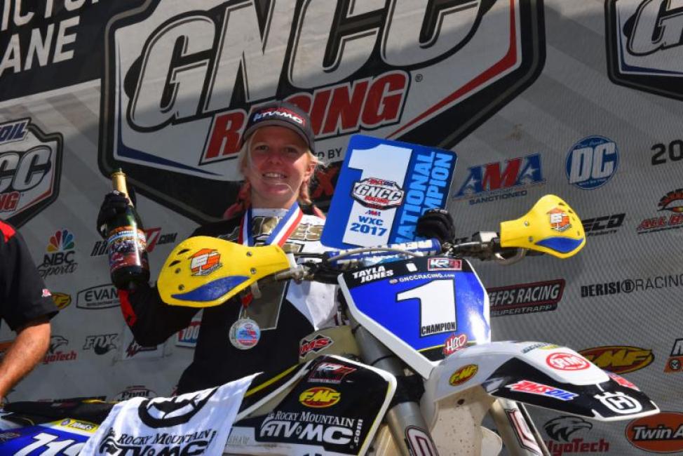 Tayla Jones proved the race winning package of the KR4/Husqvarna team and will look to repeat her three titles again this year.