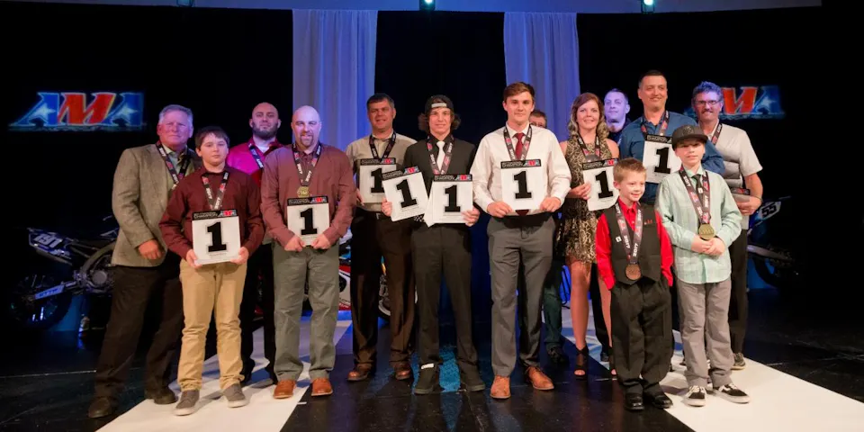 GNCC Racers Earn Top Honors at the 2017 AMA Championship Banquet