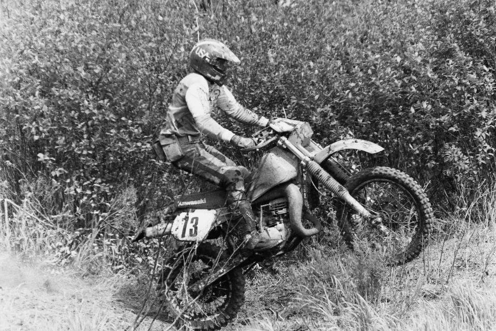 Here's Jeff Fredette at the 1988 Blackwater 100!