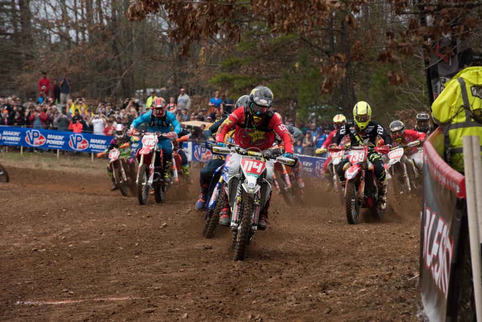 Josh Strang grabbed the All Balls Racing $250 XC1 Holeshot at round one. 