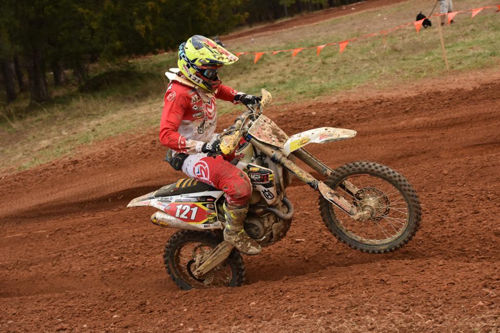 Cory Buttrick returned after a year off from GNCC and scored an eighth place class finish.