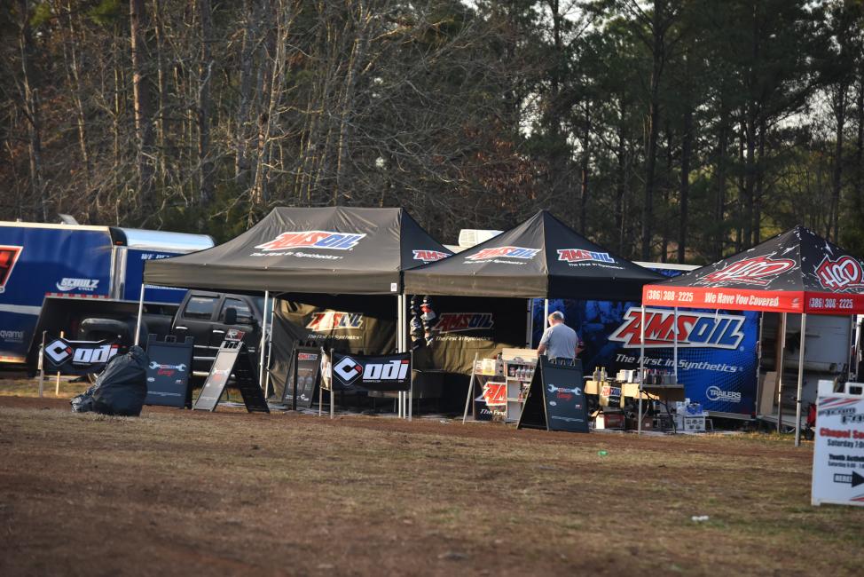 The AMSOIL Garage was an instant hit with the racers and fans!
