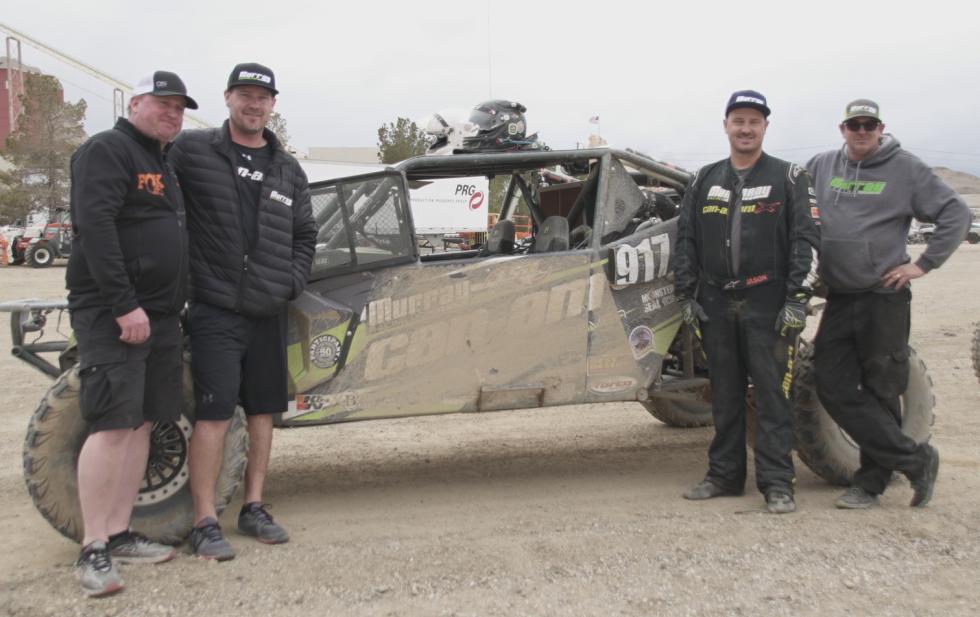  The Murray Racing / Can-Am team, which led a portion of the race, took fourth overall in the UTV Turbo class at the 2018 BITD Mint 400 in Nevada. 