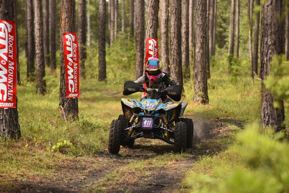 Alicia McCormick secured her first win of the 2018 season at the Wild Boar GNCC.