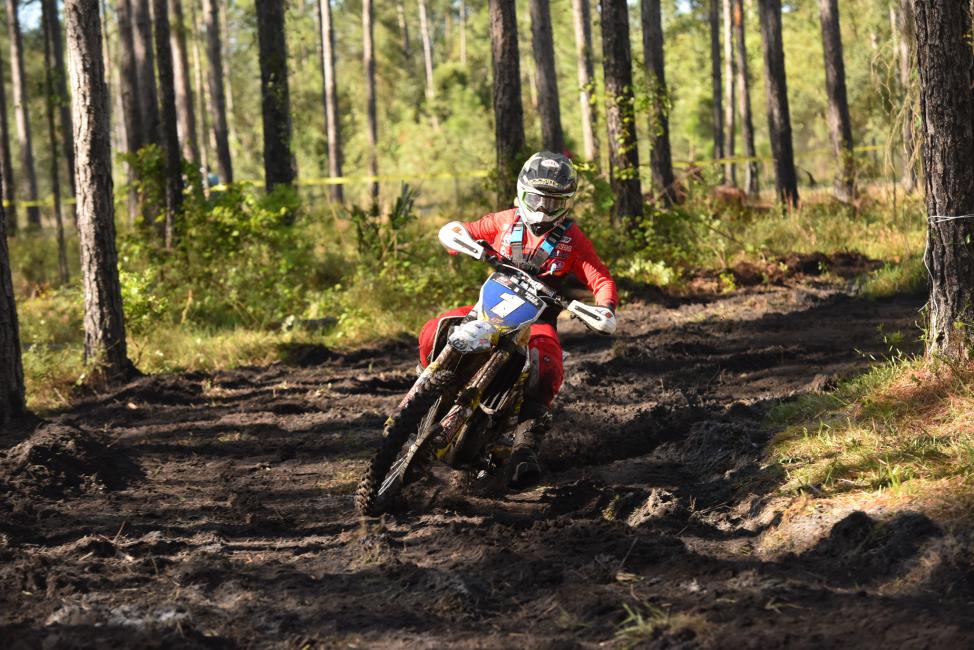 KR4/Husqvarna's Tayla Jones dominated the field at round two, and came away with the WXC class win.