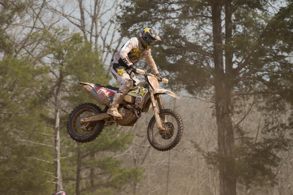 Rockstar Energy Husqvarna Factory Racing’s Josh Strang rides to a strong fifth place position at the Maxxis General GNCC.