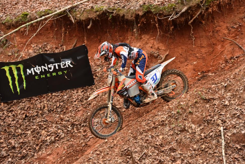 Ansley held the lead in South Carolina before experiencing problems, and ultimately finished the race in 12th.