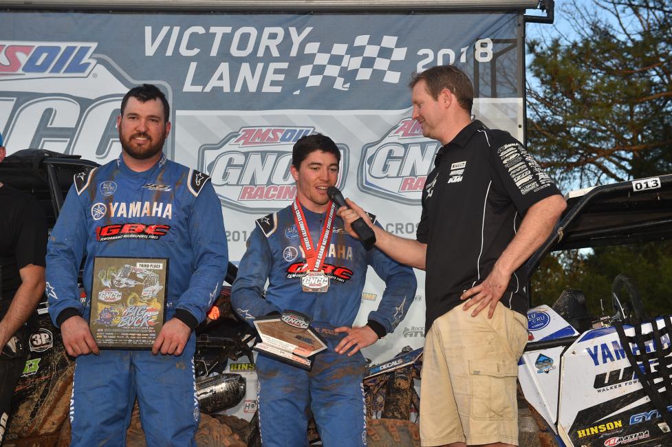 Walker Fowler and his mechanic, Mark Notman, landed their first career UTV podium in South Carolina.
