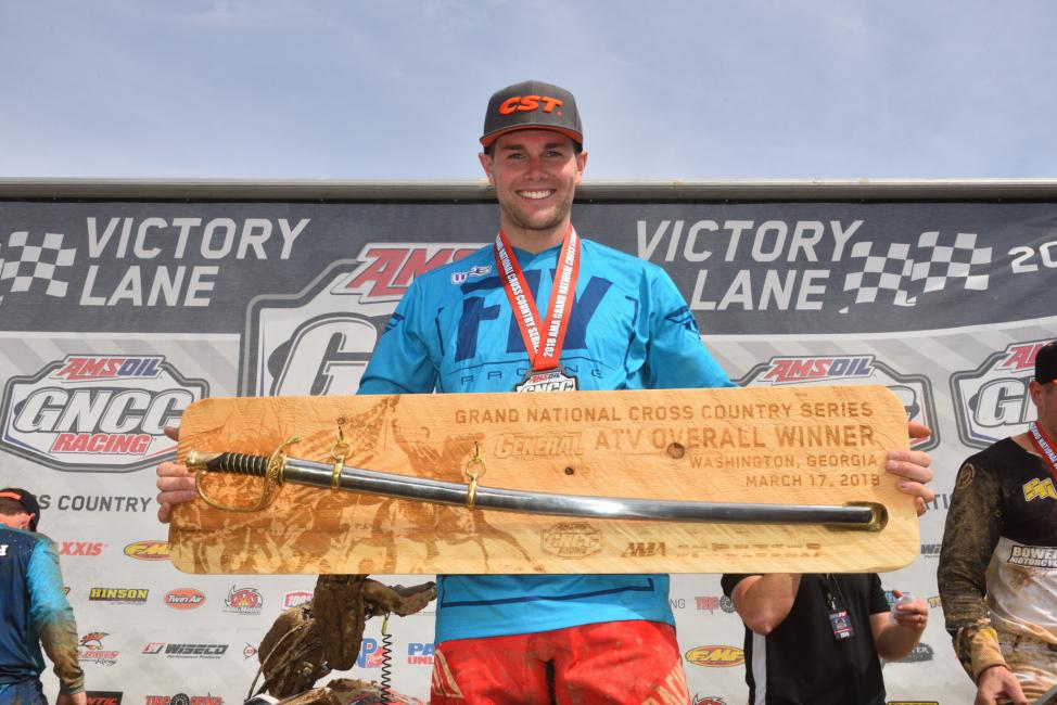 Brycen Neal took him his first-ever overall ATV win at round three, The Maxxis General GNCC.