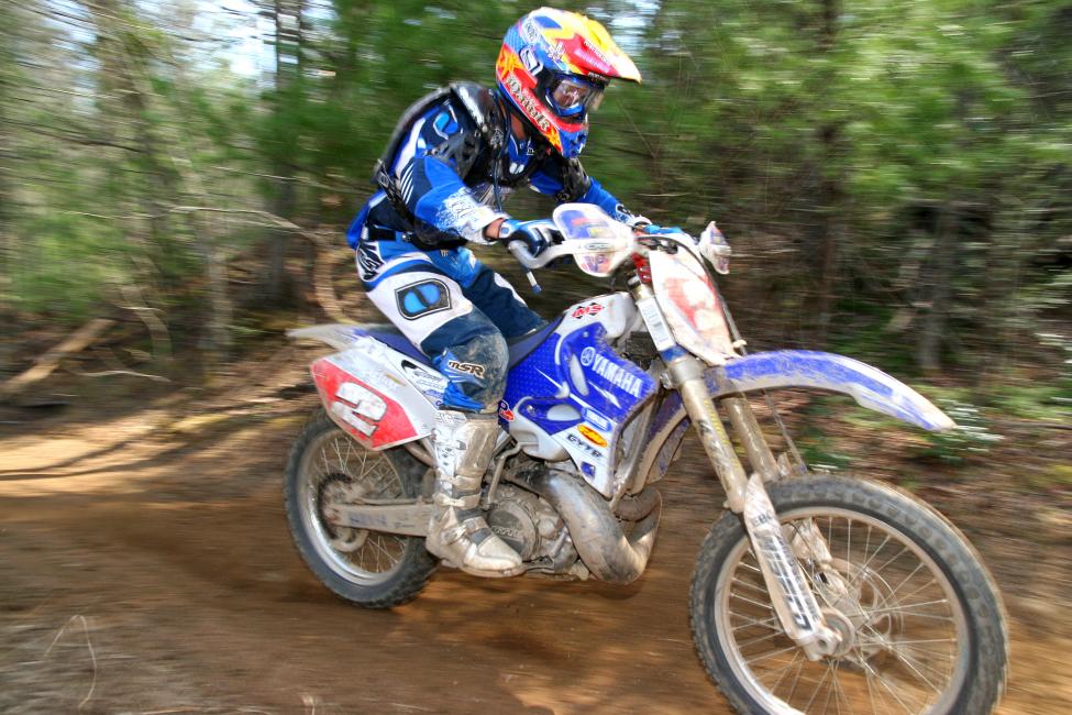 Barry Hawk blast through the woods on the way to the 2007 Steele Creek GNCC win!