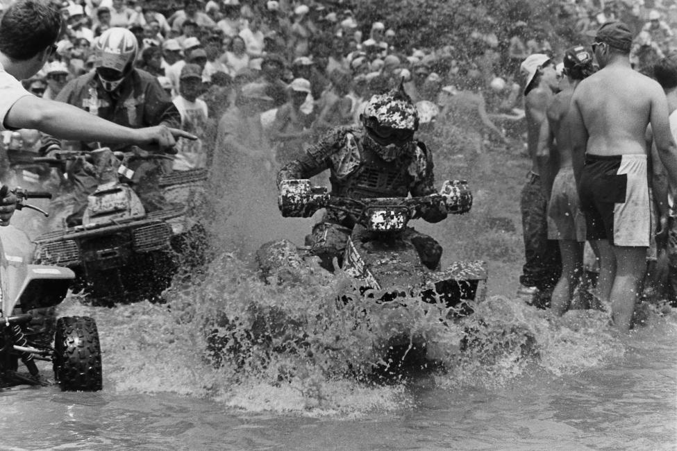 Here's some classic river crossing action at the 1993 Blackwater 100!