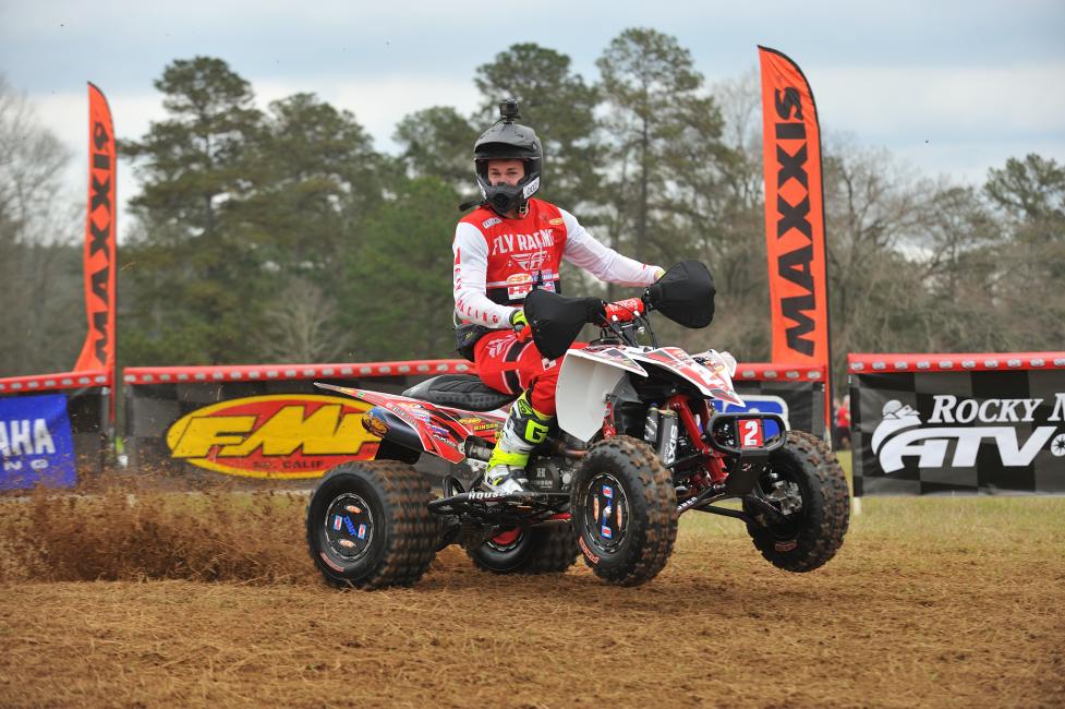 There's a smile under that helmet! Will Brycen Neal be smiling again at Steele Creek?