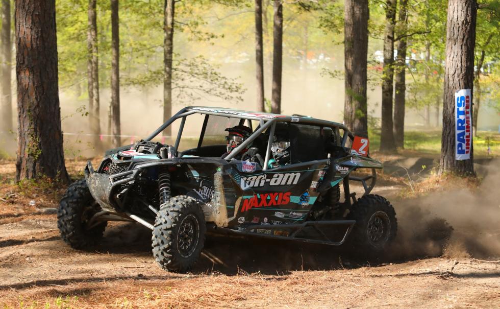 Can-Am Maverick X3 X ds racer Hunter Miller holds XC1 Pro Turbo UTV class points lead.