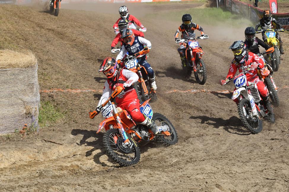 Mackenzie Tricker jumped off the line to grab another holeshot this season. 