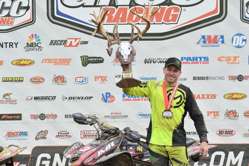 Jarrod McClure took home the coveted X-Factor Whitetails GNCC trophy.
