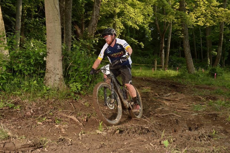 Leon Hanson took the first-ever Fantic eMTB race win Friday evening at The Wiseco John Penton GNCC.