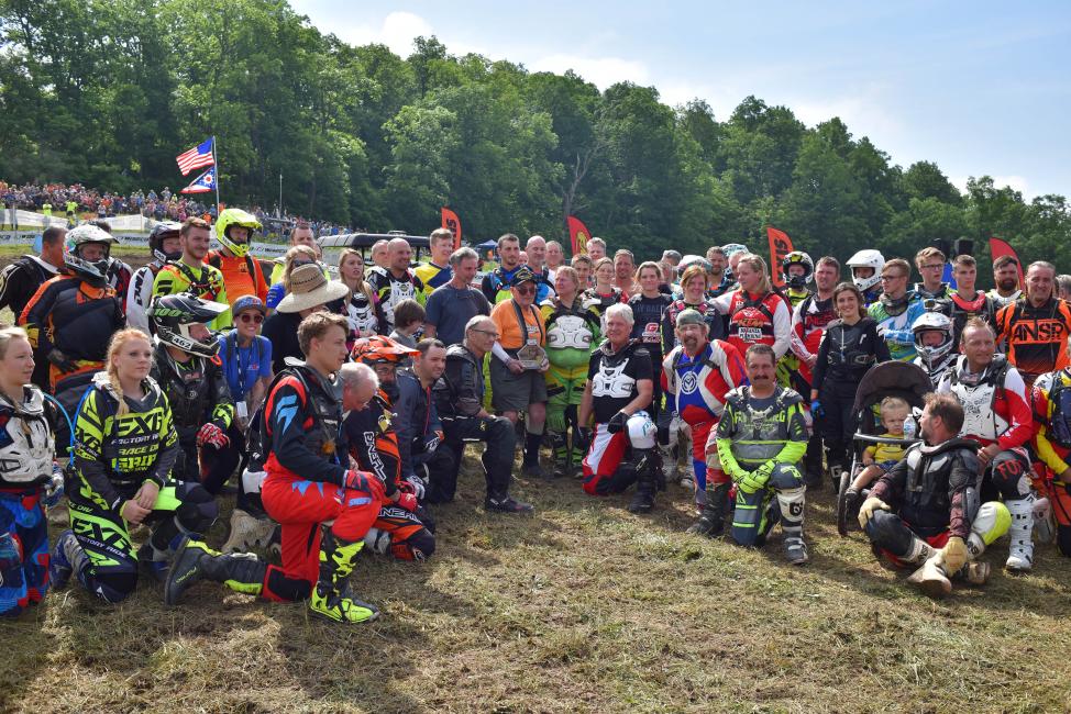 John Penton was in attendance, and was honored at the start of the 10 a.m. race.