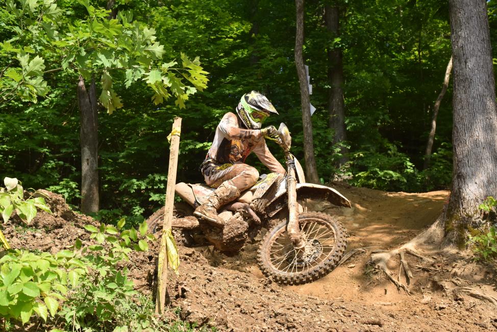 Rockstar Energy Husqvarna Factory Racing's Thad Duvall claims the win at the John Penton GNCC.