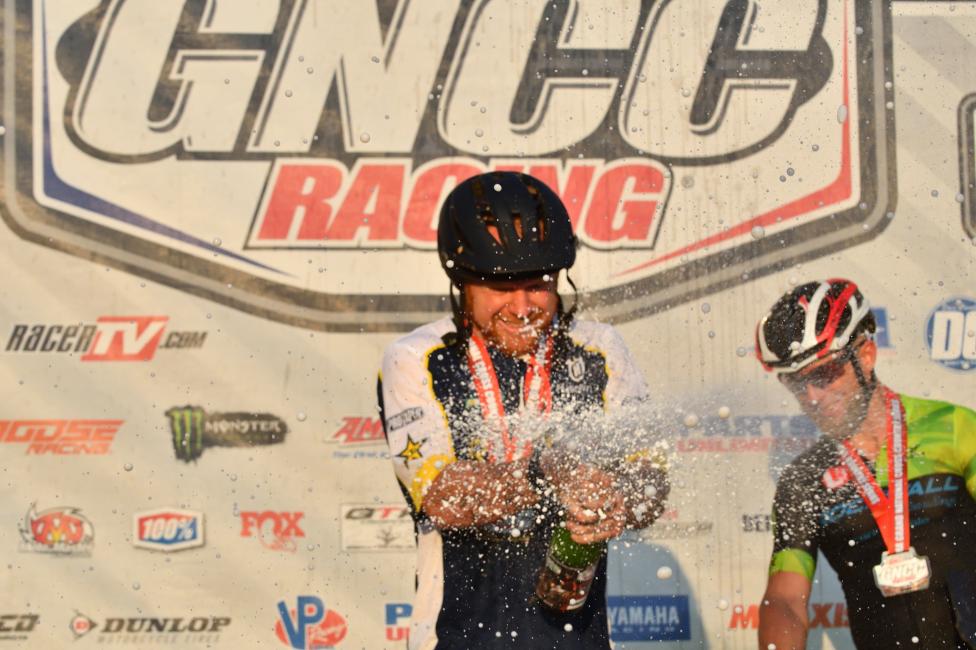 We are hoping to see more champagne showers at the second eMTB race at Snowshoe.