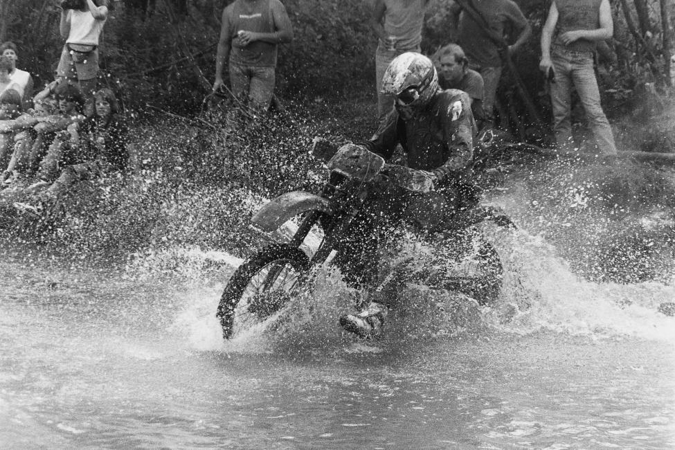 Eventual 1990 GNCC National Champion, Scott Summers, came into Blackwater as a favorite but would end the day fourth overall.