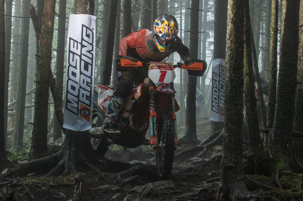Kailub Russell leads the way with a 54-point lead in the hunt for his sixth GNCC National Championship.