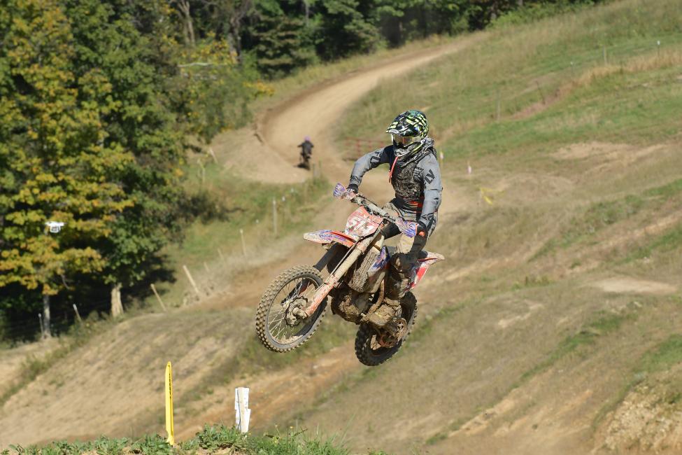 Steward Baylor Jr. battled for the top spot in Pennsylvania, and held on for a second place finish.