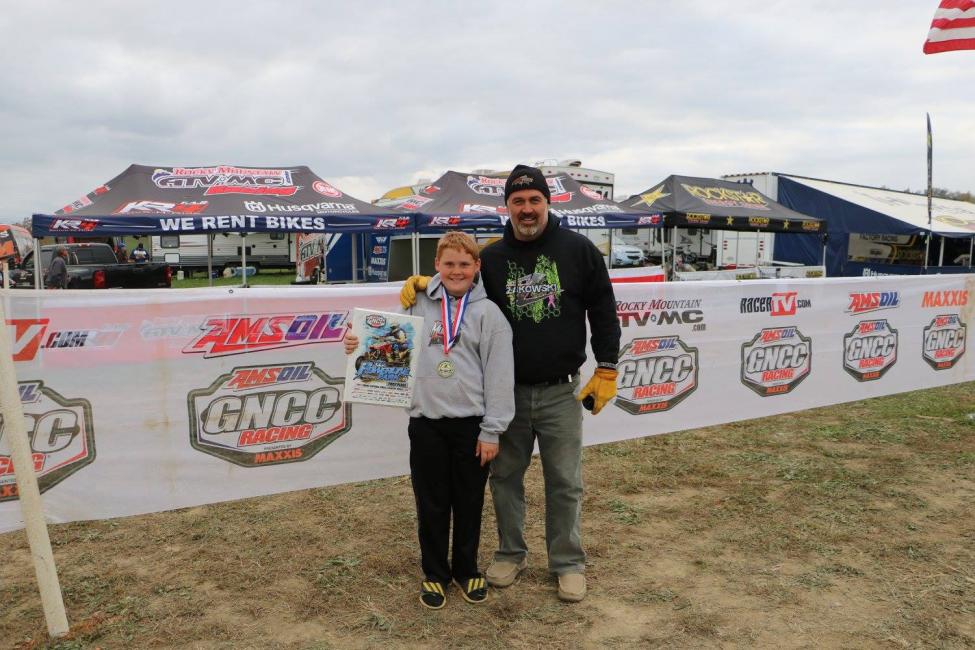 Valentine and son, Tyler, have both been racing the GNCC series for many years now.