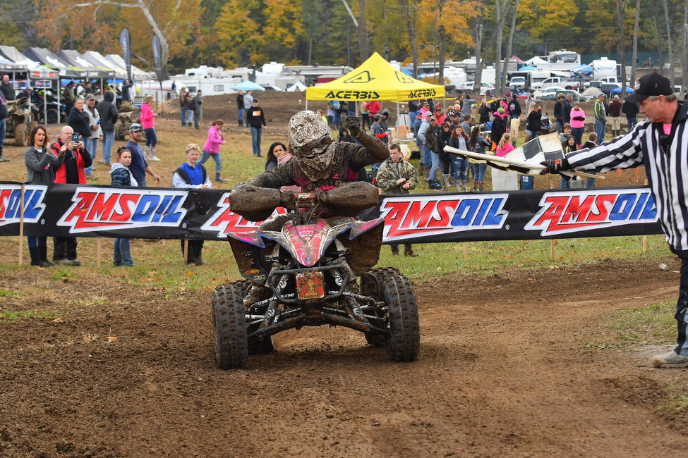 Walker Fowler earned his seventh overall win of the season at the AMSOIL Ironman GNCC.
