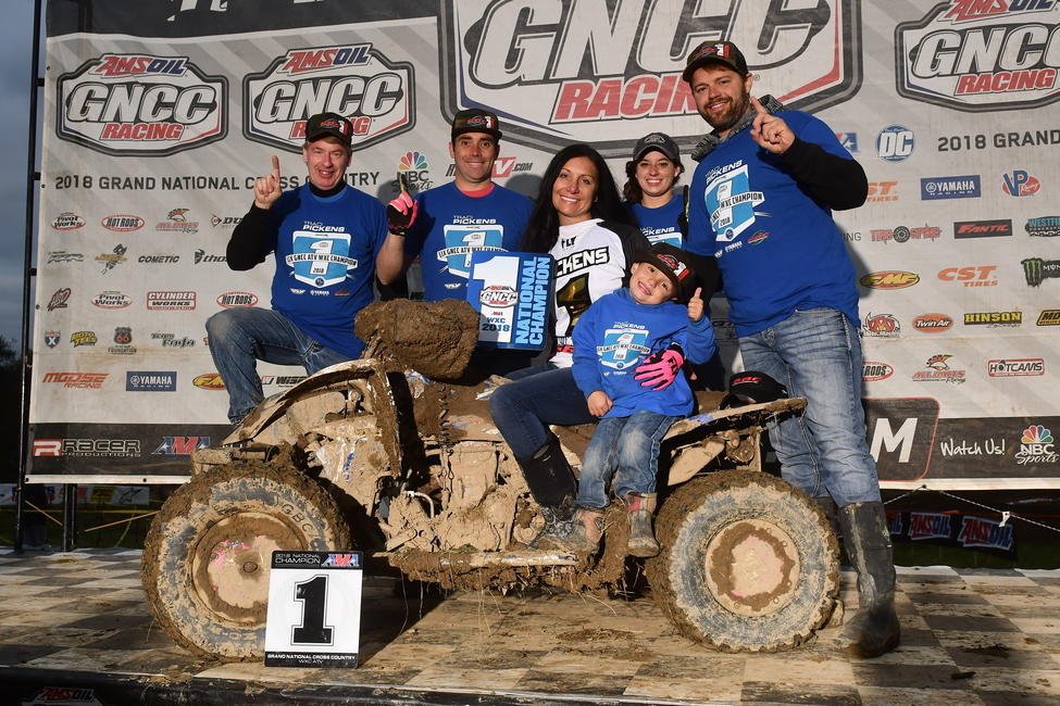 Pickens also clinched her 11th WXC ATV National Championship one round early at the Powerline Park GNCC.