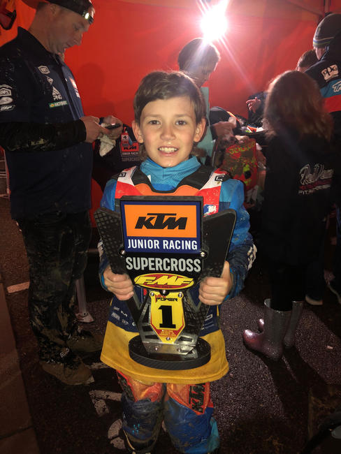 Mortez also earned a KTM Junior Supercross challenge win in San Diego earlier this year.