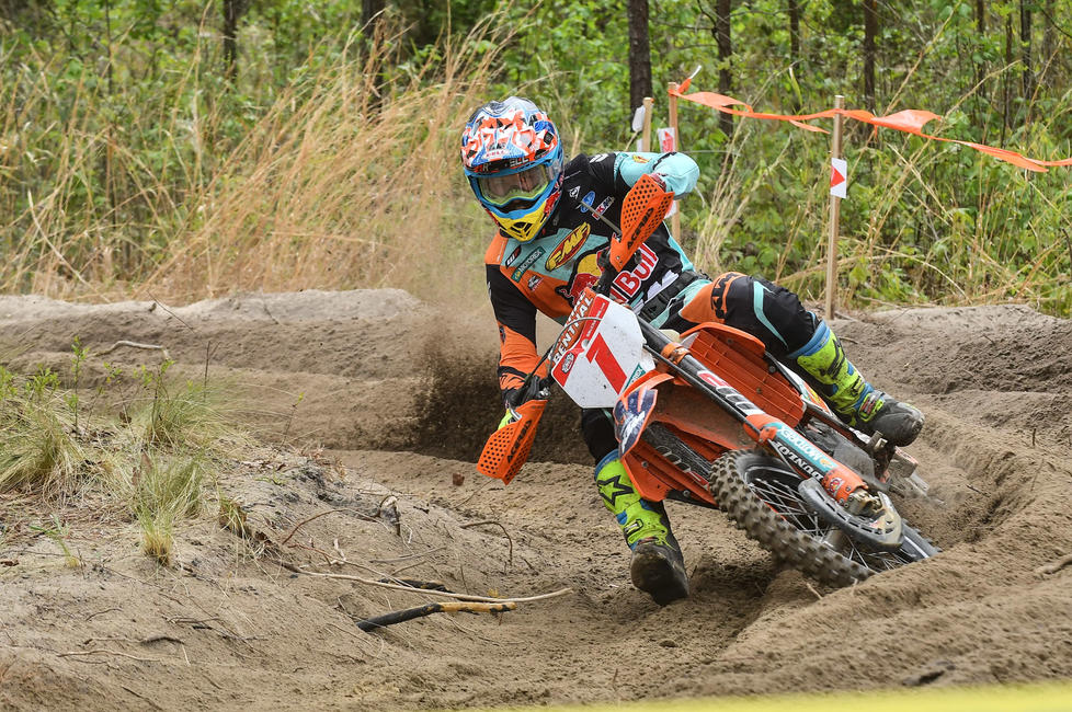 Kailub Russell will be looking to fight for his seventh GNCC National Championship this season.