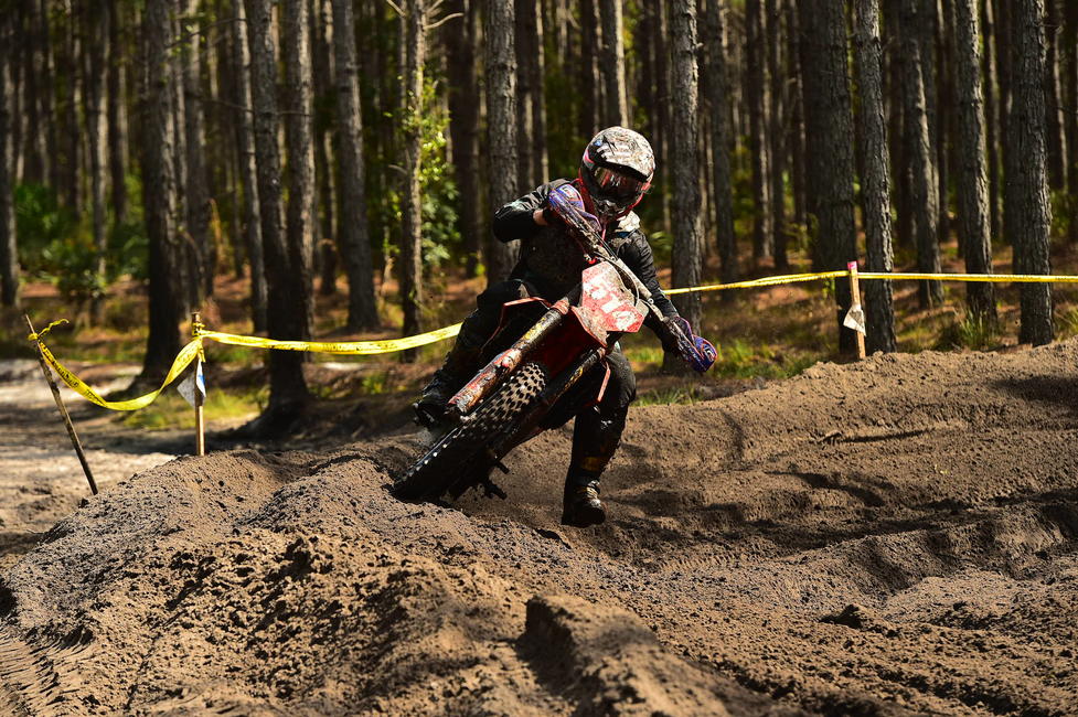 Baylor made the pass for first, and checked out at the Wild Boar GNCC.