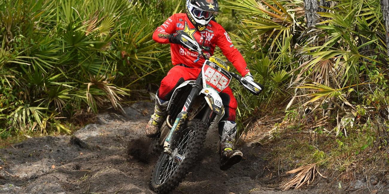 Rockstar Energy Husqvarna Factory Racing's Thad Duvall Podiums at GNCC Season Opener