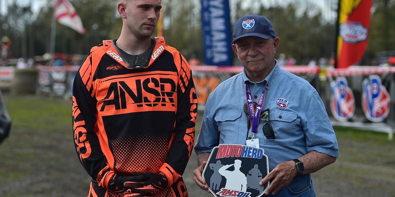 AMSOIL Moto Hero Award Presented to Zachary Rohr at Wild Boar GNCC 