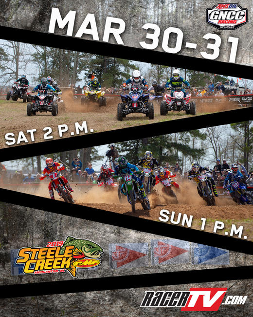 GNCC LIVE on RacerTV.com this weekend, March 30-31