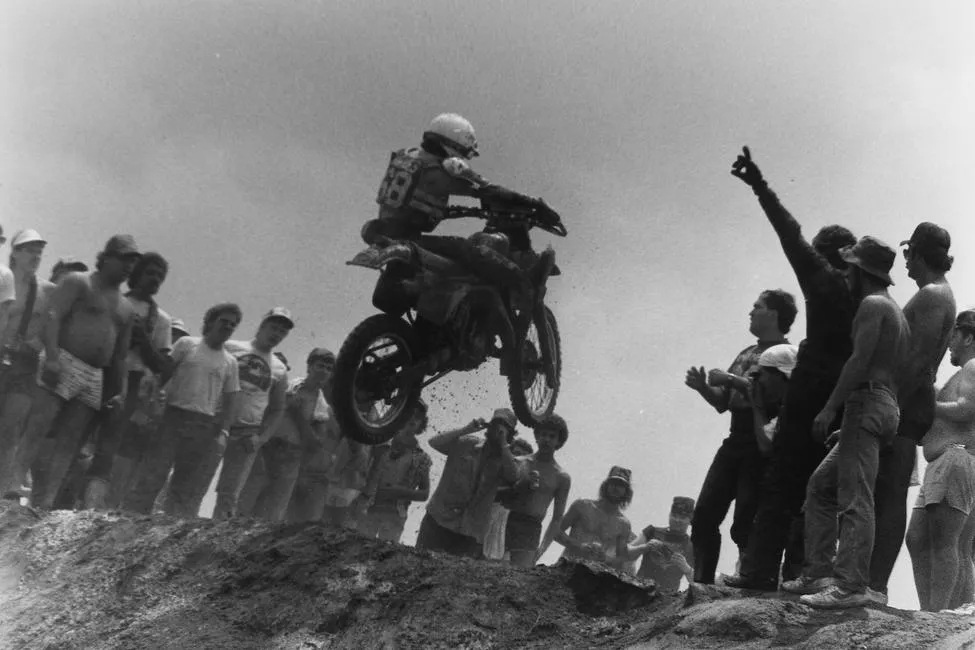 Another from 1987, and there's no mistaking this is the Route 93 River Crossing at the Blackwater 100!