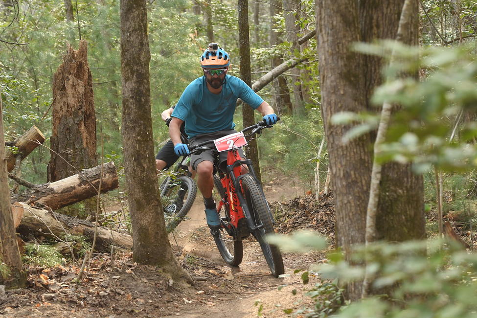 Nat Ross battled through the pack at Steele Creek on March 30, finishing third overall.