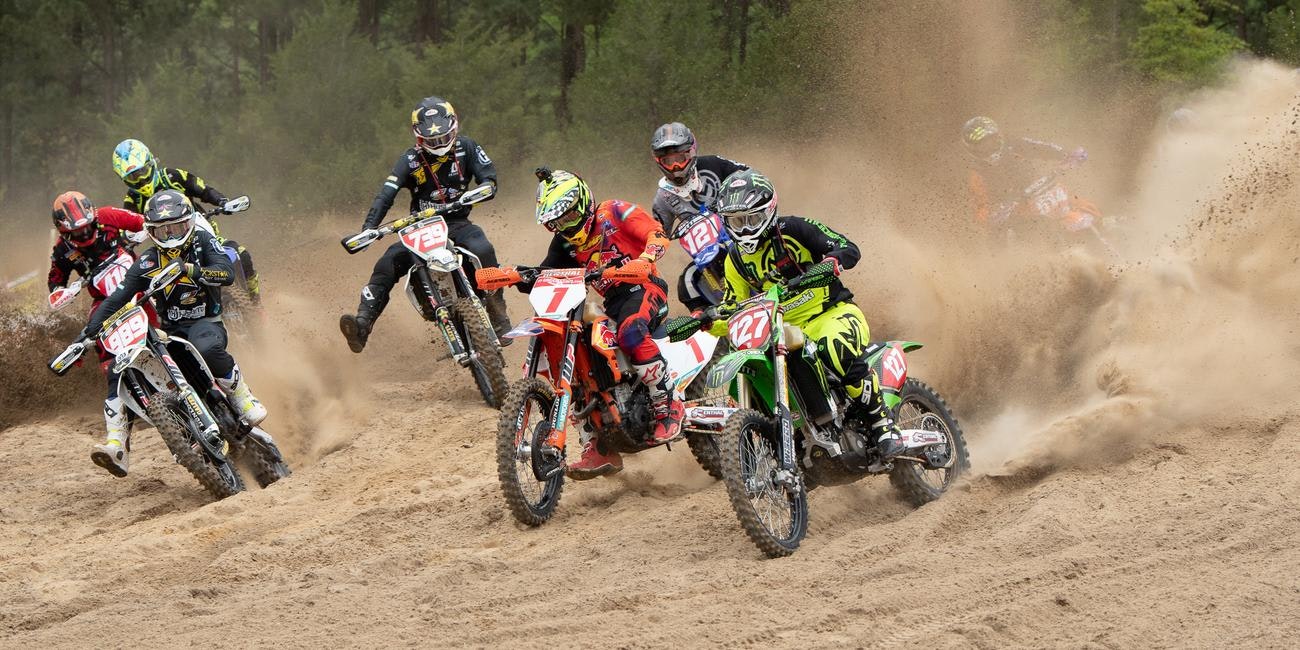 Kailub Russell Conquers Camp Coker Bullet GNCC After An Intense Battle