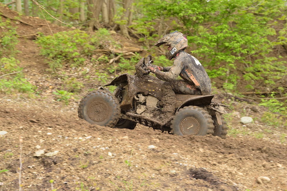 After leading part of the race, Brycen Neal earned second overall in Indiana. 