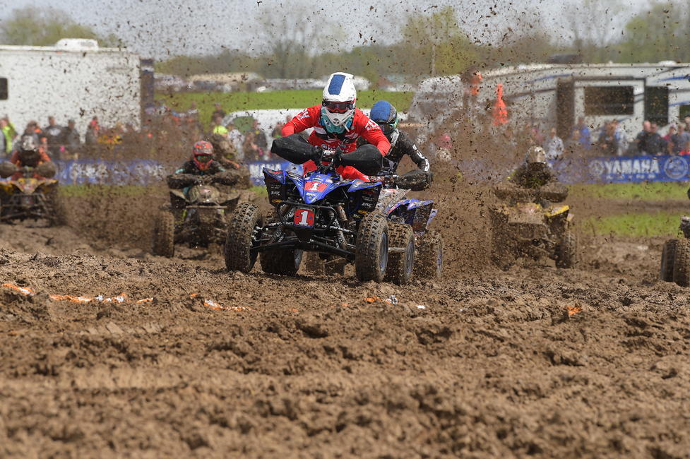 Walker Fowler jumped out to the early lead grabbing the Wiseco XC1 holeshot award.