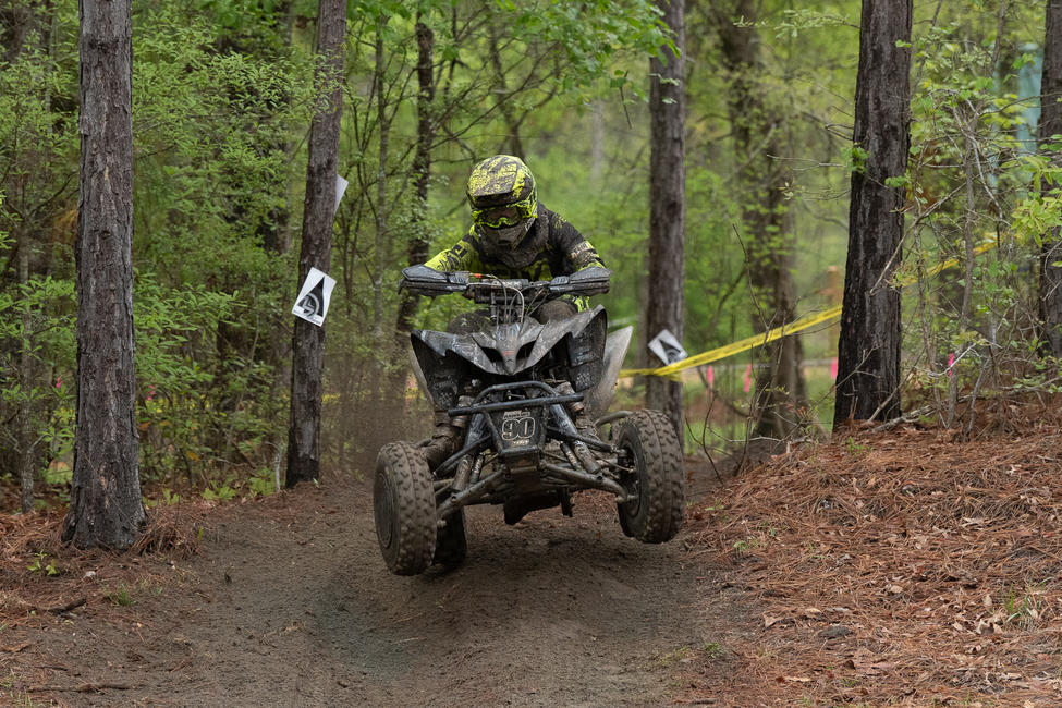 Damien Hawkins took the overall youth ATV win at Camp Coker.