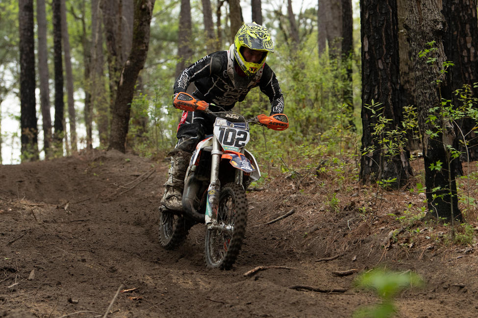 Brayden Nolette came in second overall in the youth bike race.