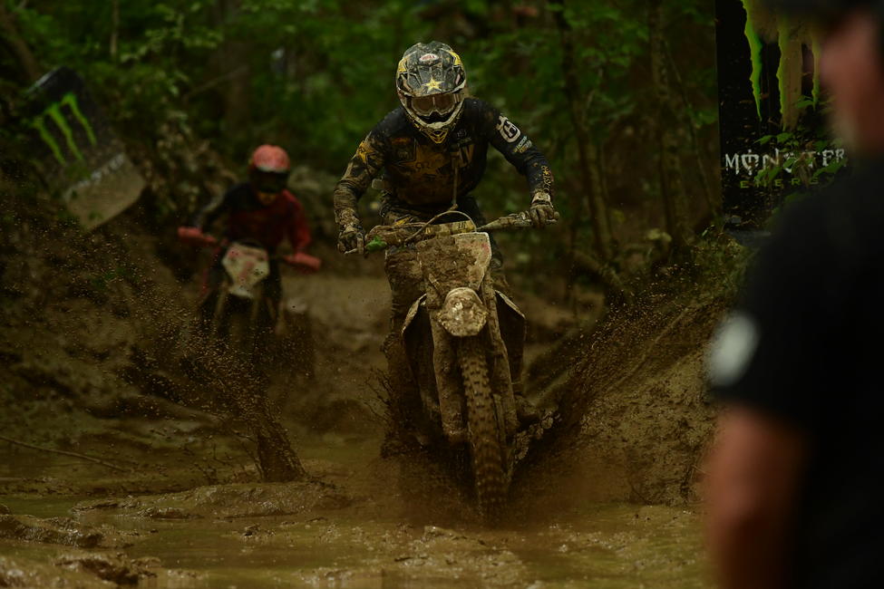 Thad Duvall (#989) and Kailub Russell (#1) have been fighting for the number one spot all season. Duvall earned the win at the previous round, 