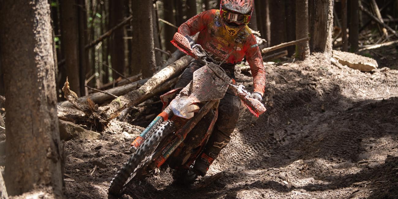 Kailub Russell Clinches Fifth Overall Win of 2019 Season at AMSOIL Snowshoe GNCC