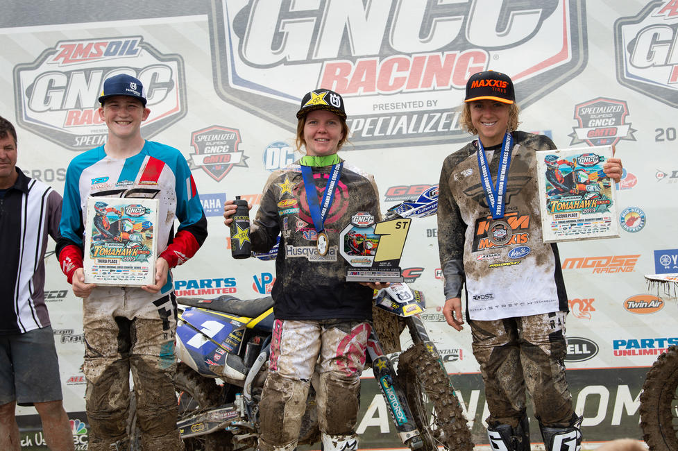 Grounds appeared on the overall AM Bike podium for the second time.